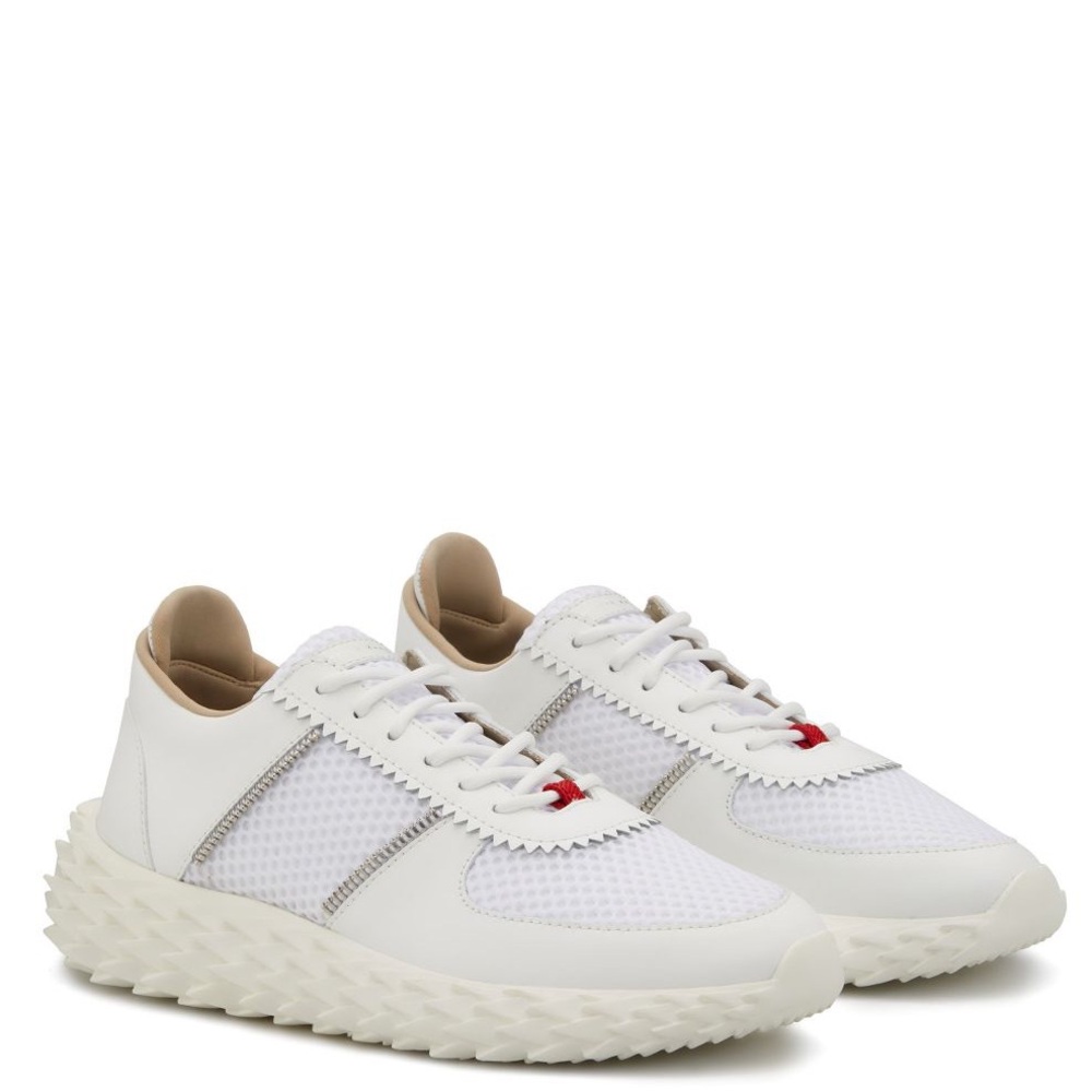 Giuseppe Zanotti Urchin White Low-Top Sneakers Chunky size 40 men’s 7 woman’s 10